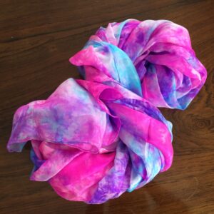Silkesslöja, batik