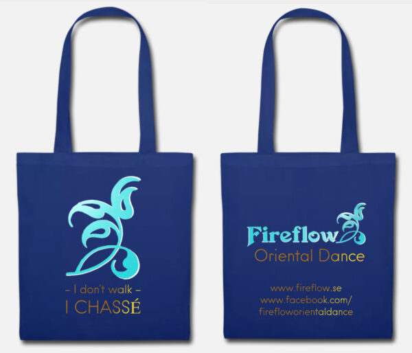 IN STOCK - Tote bag with Fireflow print - Bild 2