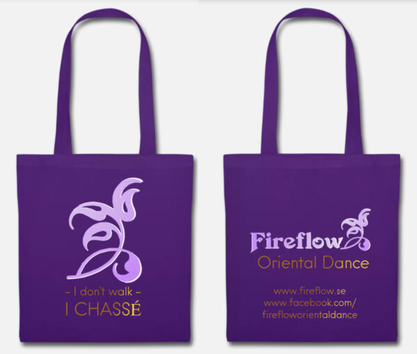 IN STOCK - Tote bag with Fireflow print - Bild 3