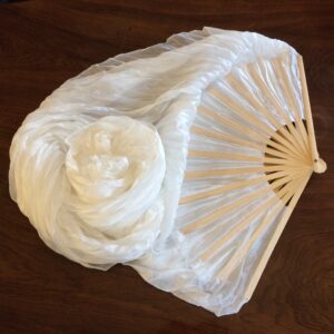Fanveils, enfärgade Vita